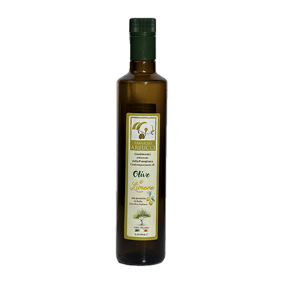 Frantoio Arbucci - Olio Extra Vergine di olive al limone in bottiglia vetro da 0,5 lt